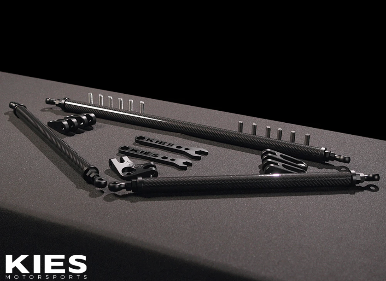 KIES Executive Line G8x S58 Carbon Fiber Strut Brace | G80, G81 M3, G82, G83 M4, G87 M2