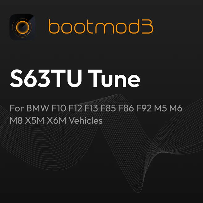 bootmod3 S63TU Tune - For BMW F1X F10 F12 F13 F85 F86 F92 M5 M6 M8 X5M X6M Vehicles