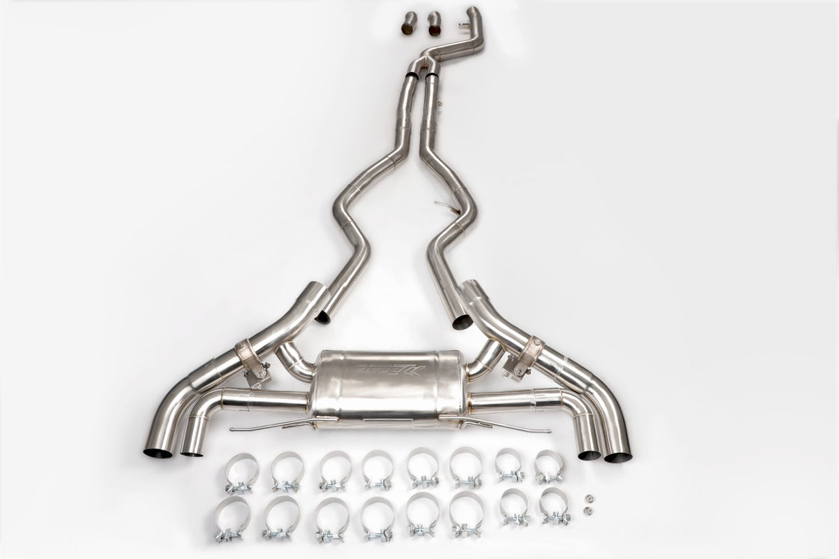 Arata performance M340i 2020+ single midpipe with valves