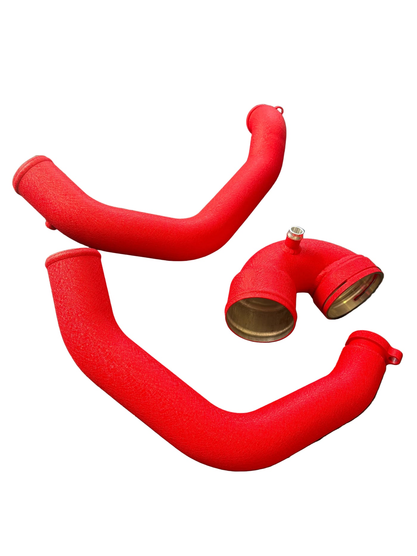 DGE S55 Aluminium Charge Pipe Combo (Red)| F87 M2 COMPETITION/F80 M3/F82 M4/F83 M4