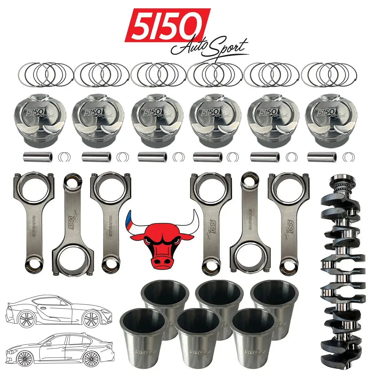 BMW / Toyota B58 3.4L Stroker Kit by 5150 AutoSport